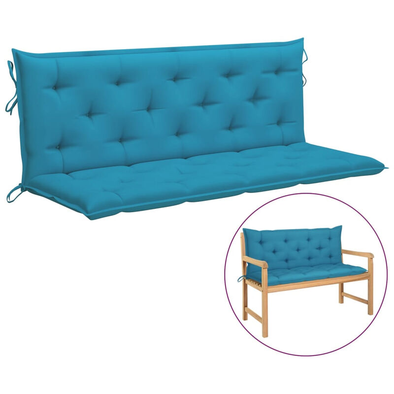 

Cojin para columpio balancin de tela azul claro 150 cm