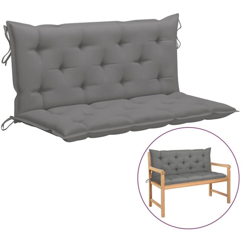 

Cojin para columpio balancin de tela gris 120 cm