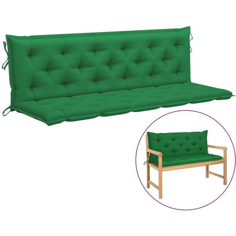 

Cojín para columpio balancín de tela verde 180 cm