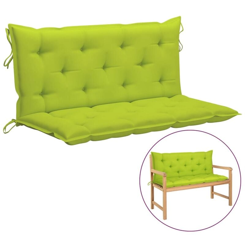 

Cojín para columpio balancín de tela verde intenso 120 cm