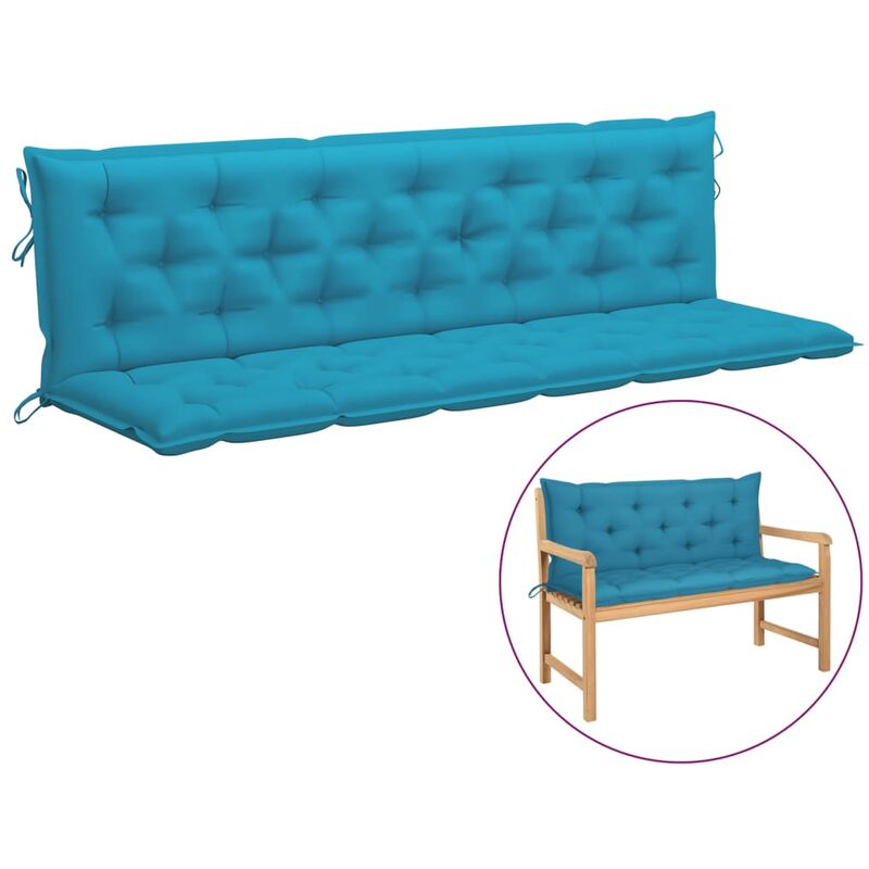 

Cojín para columpio balancín tela azul claro 200 cm