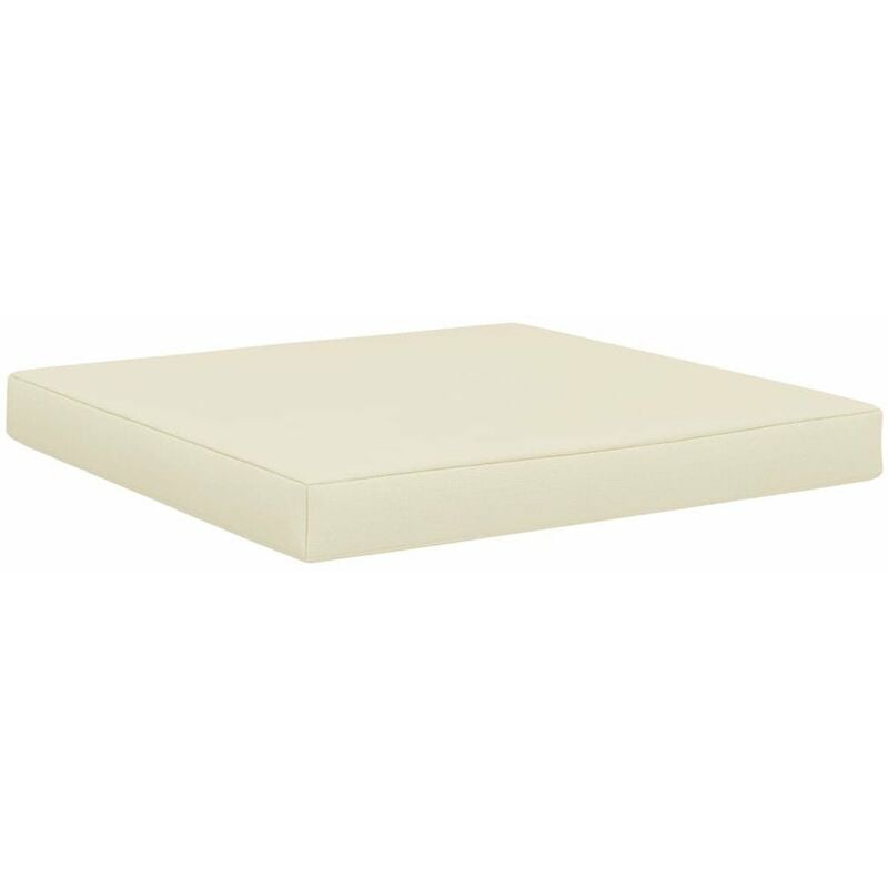 

Cojin para muebles de pales tela color crema 60x61,5x6 cm
