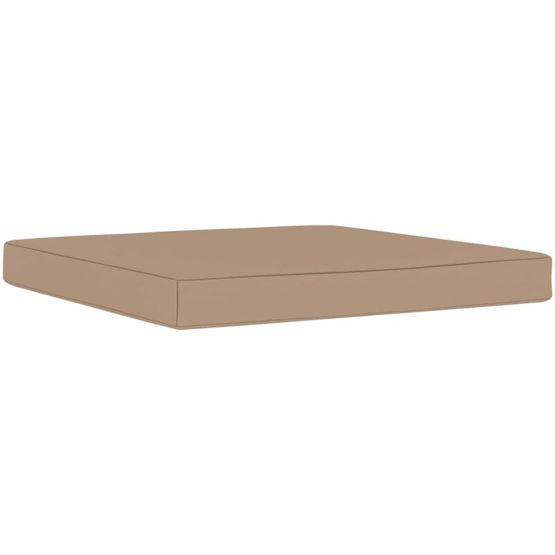 

vidaXL Cojín para muebles de palés tela gris taupe 60x61,5x6 cm - Gris Topo