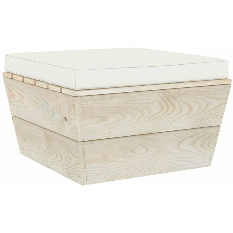 

Cojin para muebles de palets tela crema 60x60x6 cm