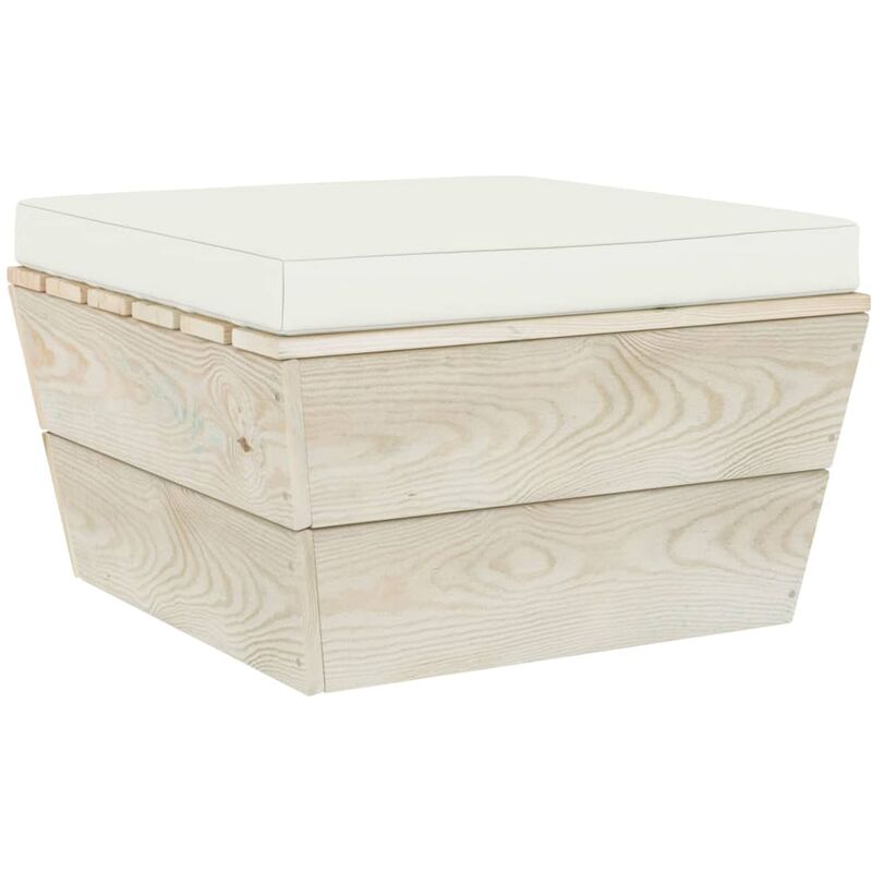 

Cojín para muebles de palets tela crema 60x60x6 cm