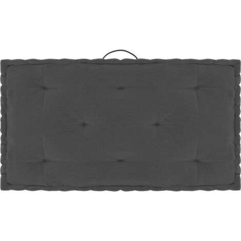 vidaXL Cojín para Palé de Suelo Algodón Verde Manzana Sofá Terraza Multicolor
