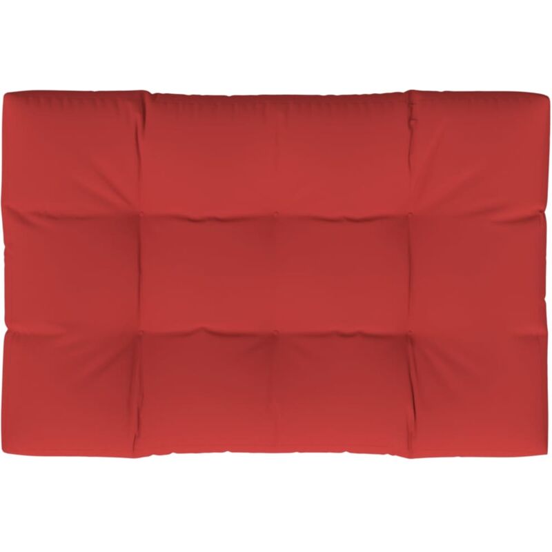 

vidaXL Cojín para palé tela rojo 120x80x12 cm - Rojo