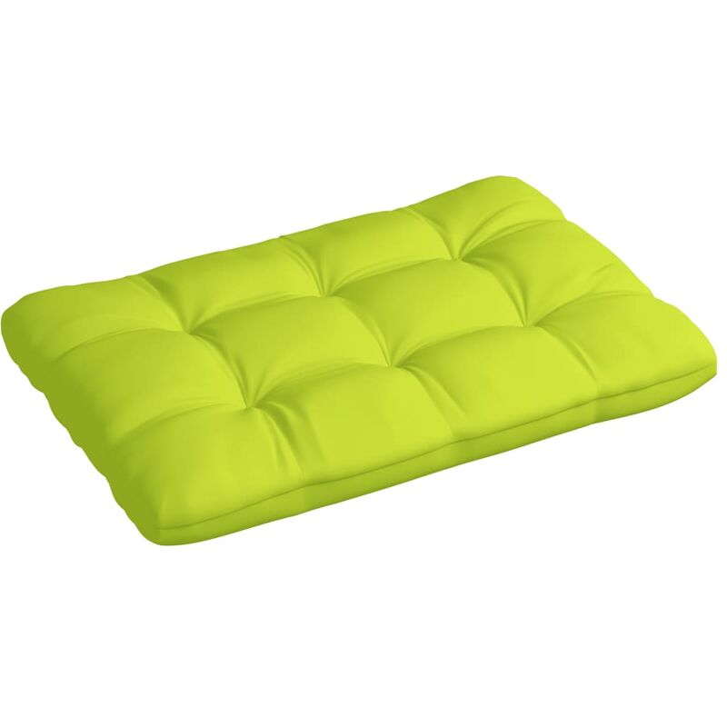 

Cojín para palé tela verde brillante 120x80x12 cm