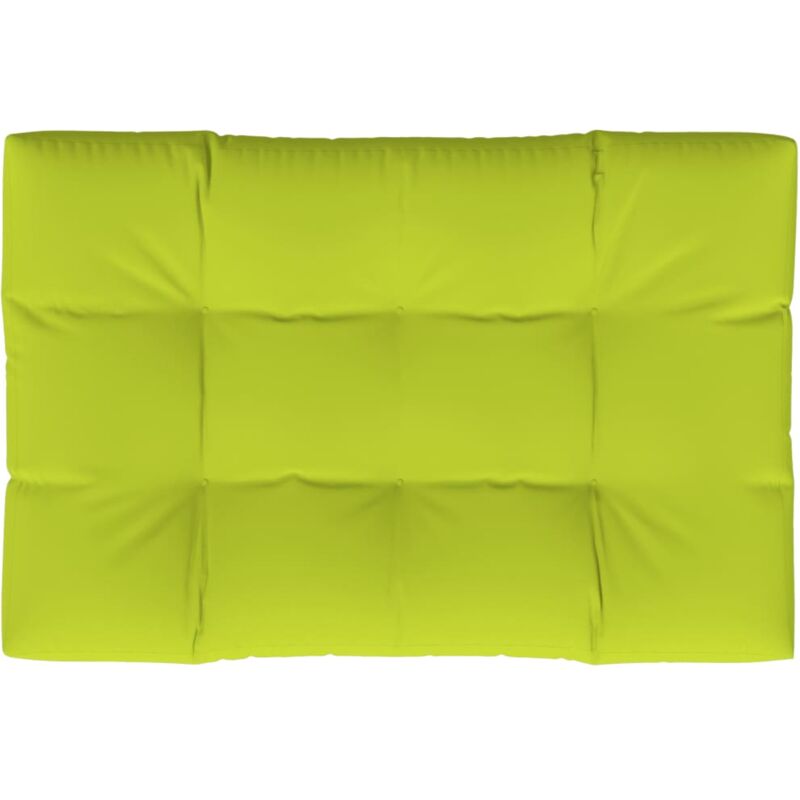 

Cojín para palé tela verde brillante 120x80x12 cm - Verde - Vidaxl