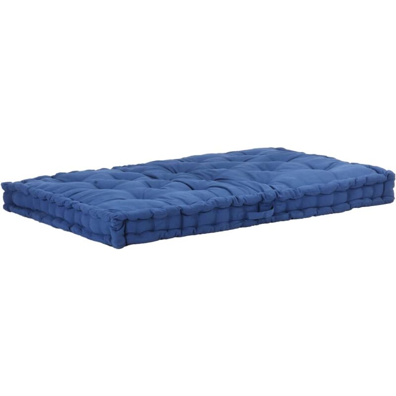 

Happyshopping - Cojin para pales algodon azul claro 120x80x10 cm