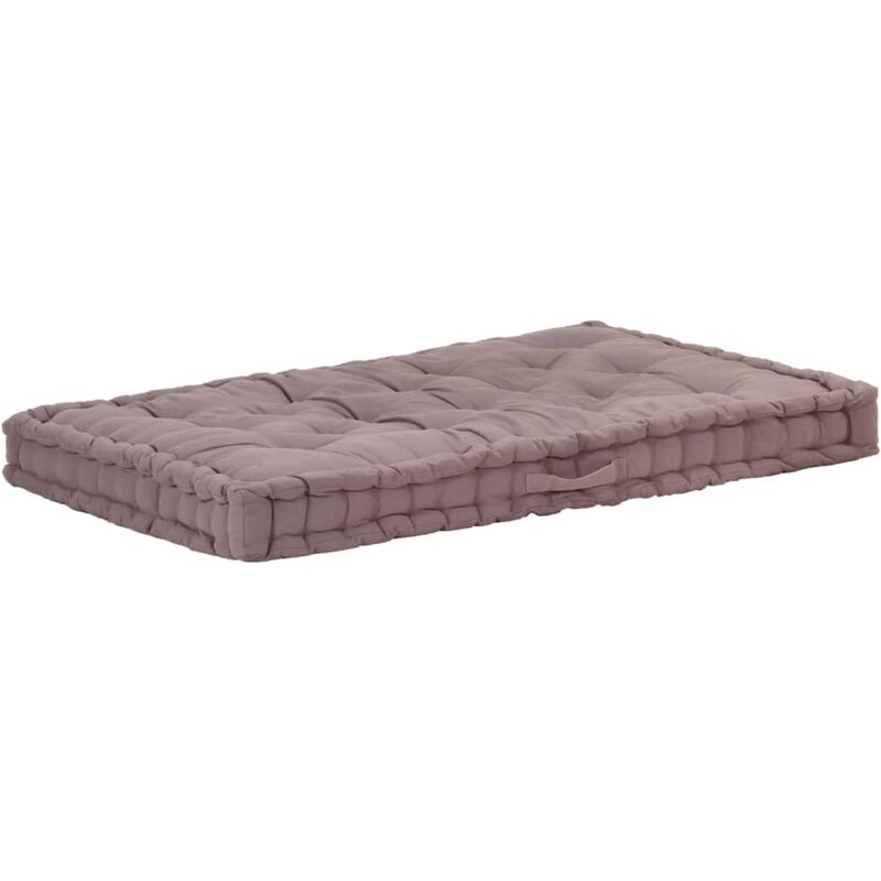 

Cojin para pales algodon gris taupe 120x80x10 cm