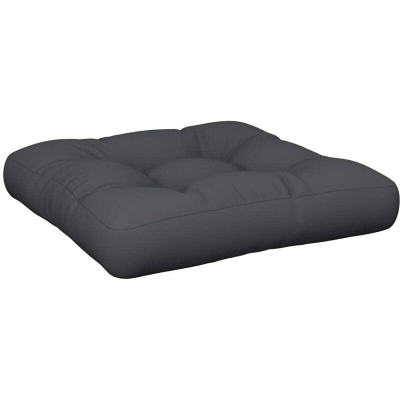 

vidaXL Cojín para palés negro 60x61x10 cm - Negro