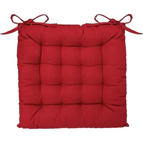 Cojin para silla color granate 38x38cm