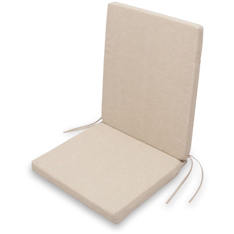 

Cojin Para Silla Con Respaldo Chillvert Gandía Silla 90x45x4,5 cm Camel Desenfundable