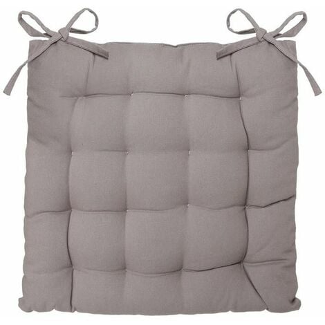 Cojin para silla estilo galleta color vison 38x38cm