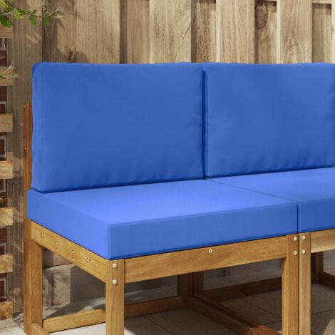 Cojín para sofá de exterior 2 pcs Tuquesa Poliéster
