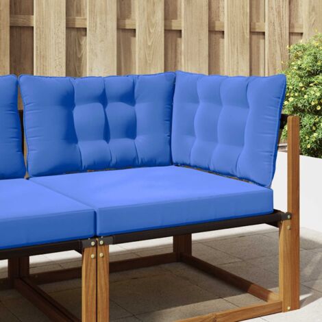 Cojín para sofá de exterior 3 pcs Tuquesa Poliéster