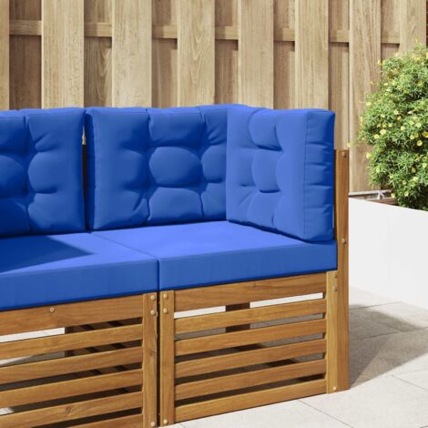 Cojín para sofá de exterior 3 pcs Tuquesa Poliéster