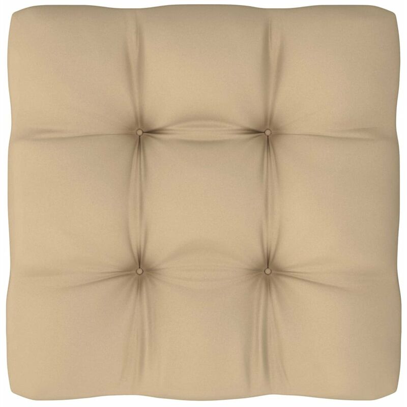 

Cojin para sofa de pales beige 80x80x12 cm