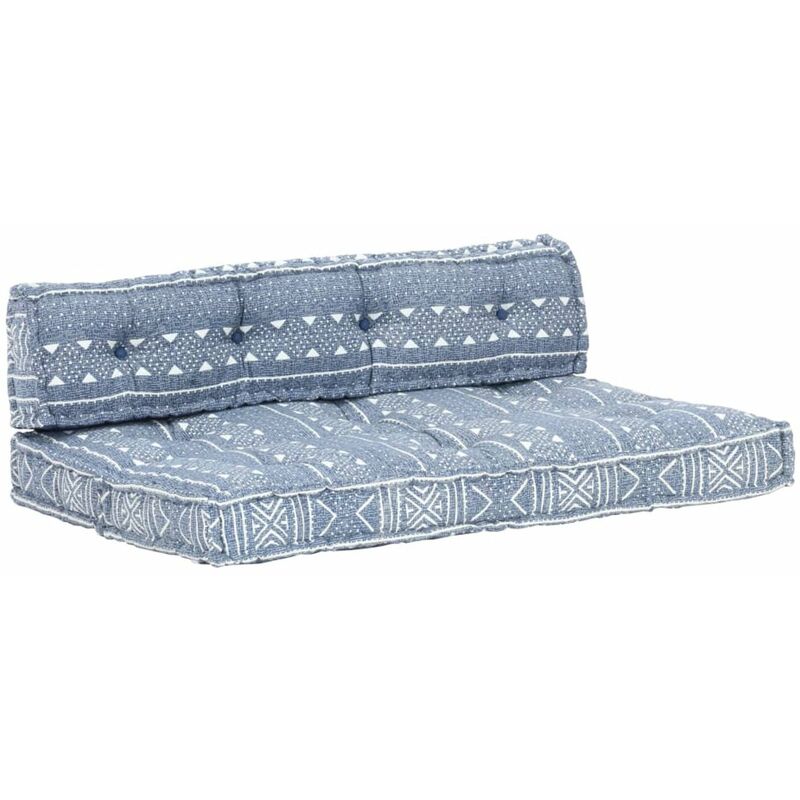 

Cojin para sofa de pales tela anil patchwork