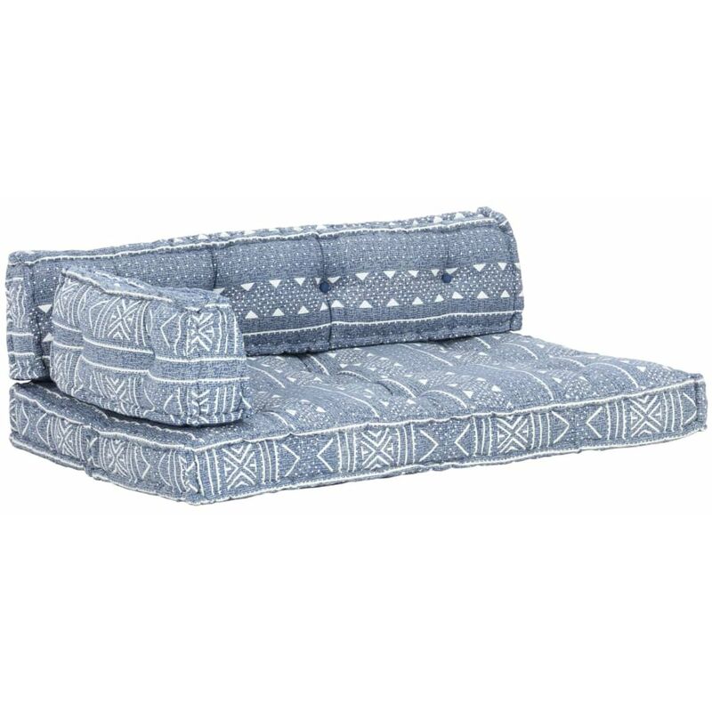 

Happyshopping - Cojin para sofa de pales tela anil patchwork