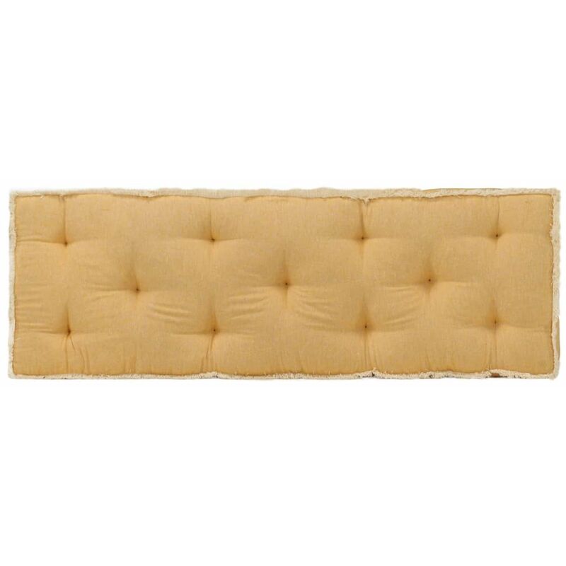 

Happyshopping - Cojin para sofa de palets amarillo 120x40x7 cm