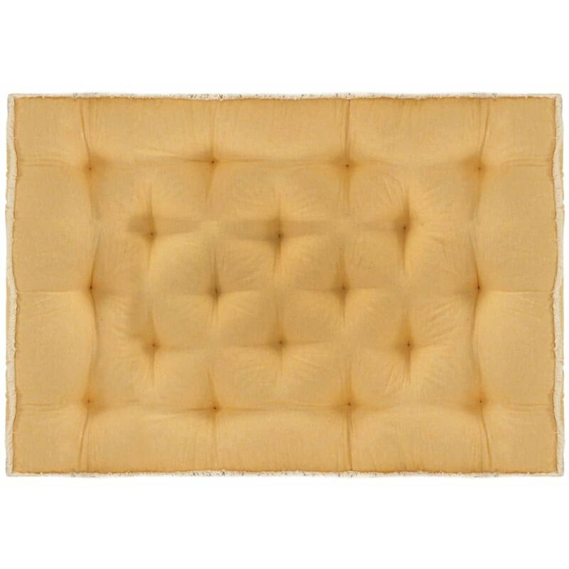 

Happyshopping - Cojin para sofa de palets amarillo 120x80x10 cm