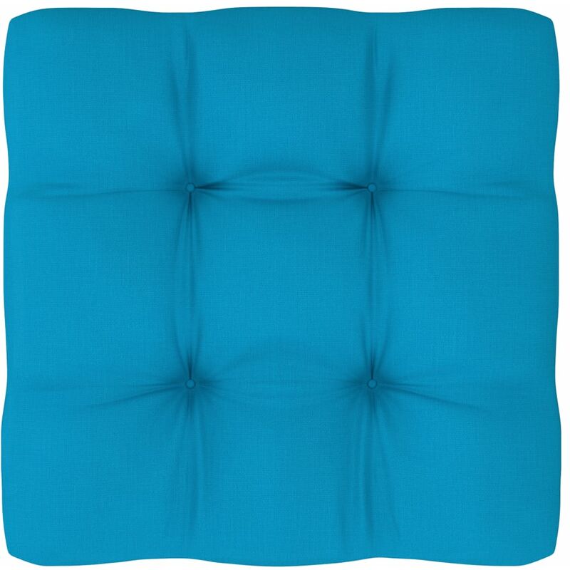 

Cojín para sofá de palets azul 50x50x10 cm