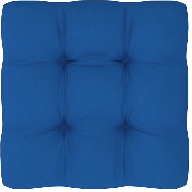 

Cojín para sofá de palets azul royal 50x50x10 cm