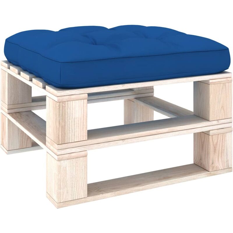 

Cojín para sofá de palets azul royal 58x58x10 cm