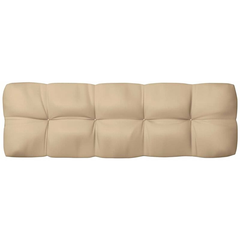 

Cojin para sofa de palets beige 120x40x12 cm