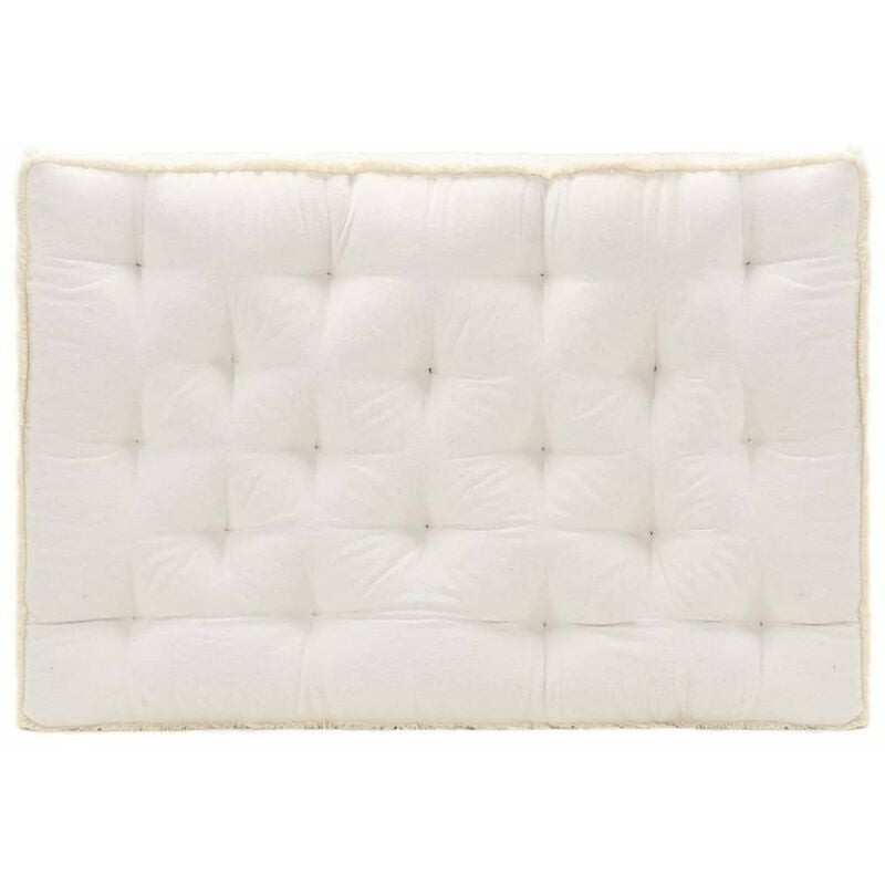 

Happyshopping - Cojin para sofa de palets beige 120x80x10 cm