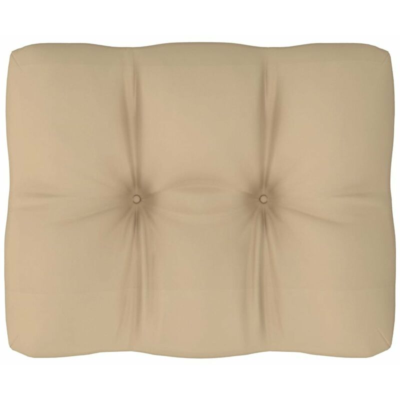 

Happyshopping - Cojin para sofa de palets beige 50x40x12 cm