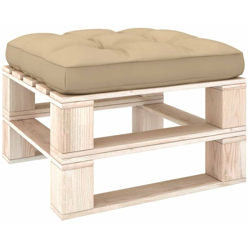 

Cojin para sofa de palets beige 58x58x10 cm