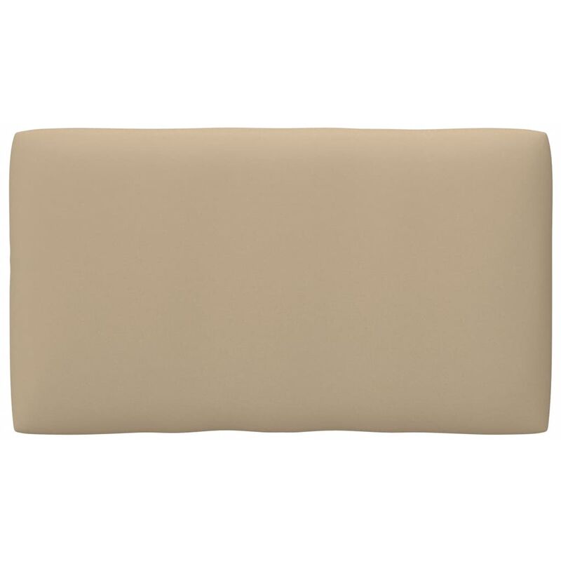 

Cojín para sofá de palets beige 70x40x12 cm