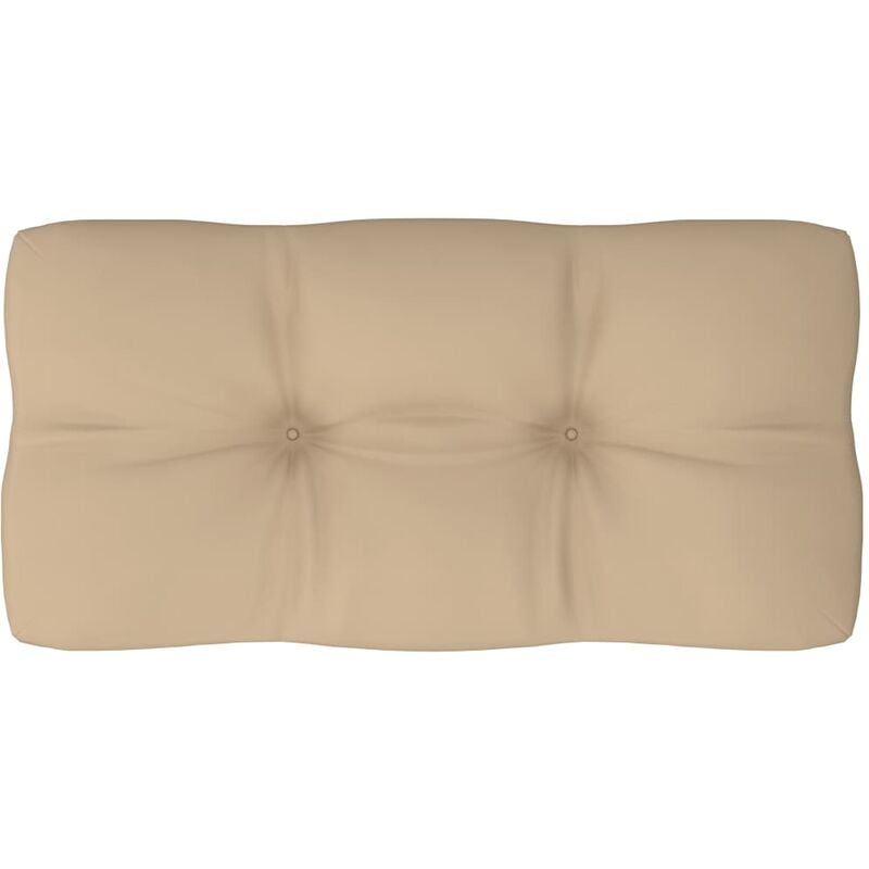 

Cojín para sofá de palets beige 80x40x12 cm