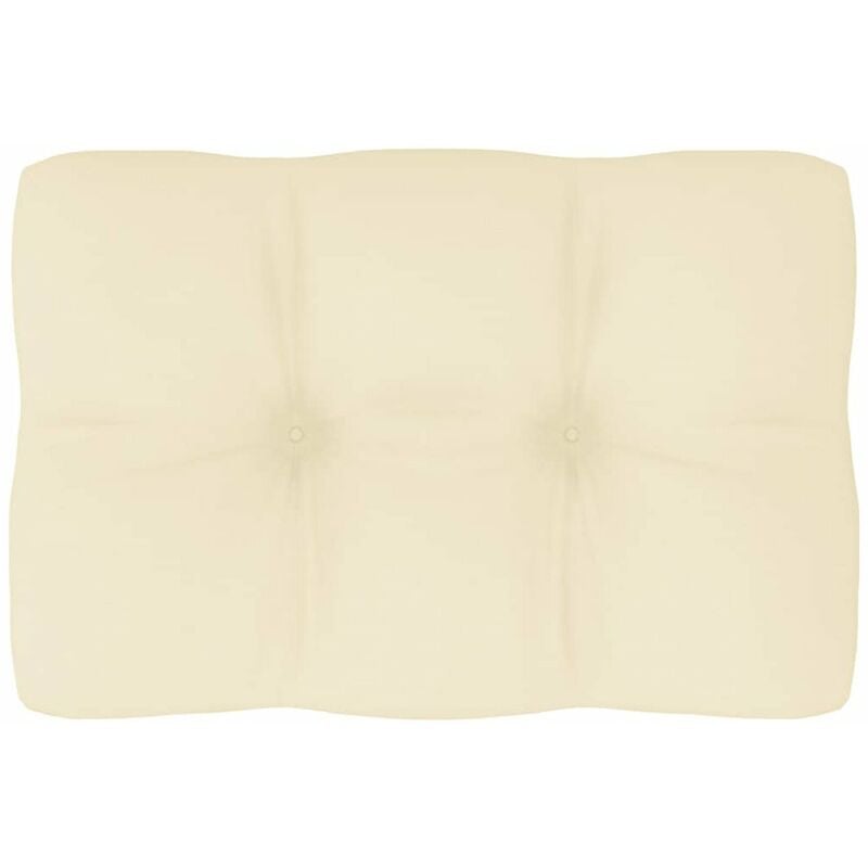 

Cojin para sofa de palets color crema 60x40x12 cm