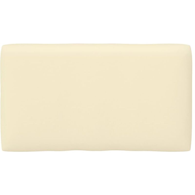 

Cojín para sofá de palets color crema 70x40x12 cm