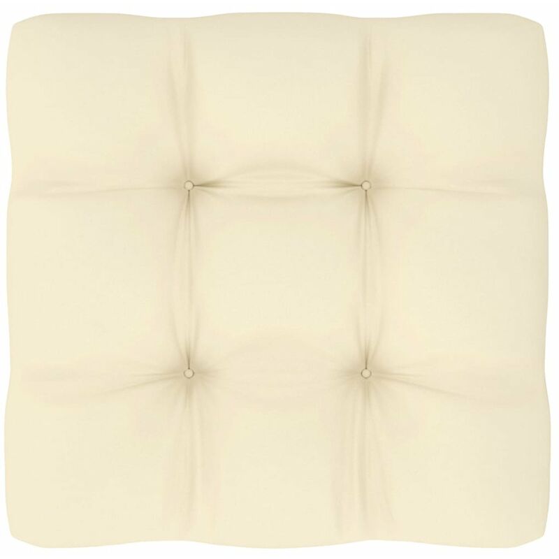 

Cojin para sofa de palets color crema 70x70x12 cm