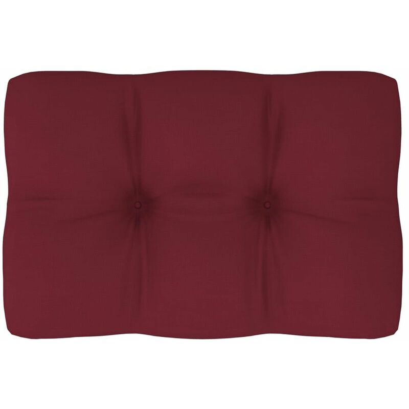 

Cojin para sofa de palets color vino tinto 60x40x12 cm