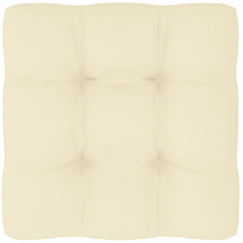 

Cojín para sofá de palets crema 80x80x12 cm