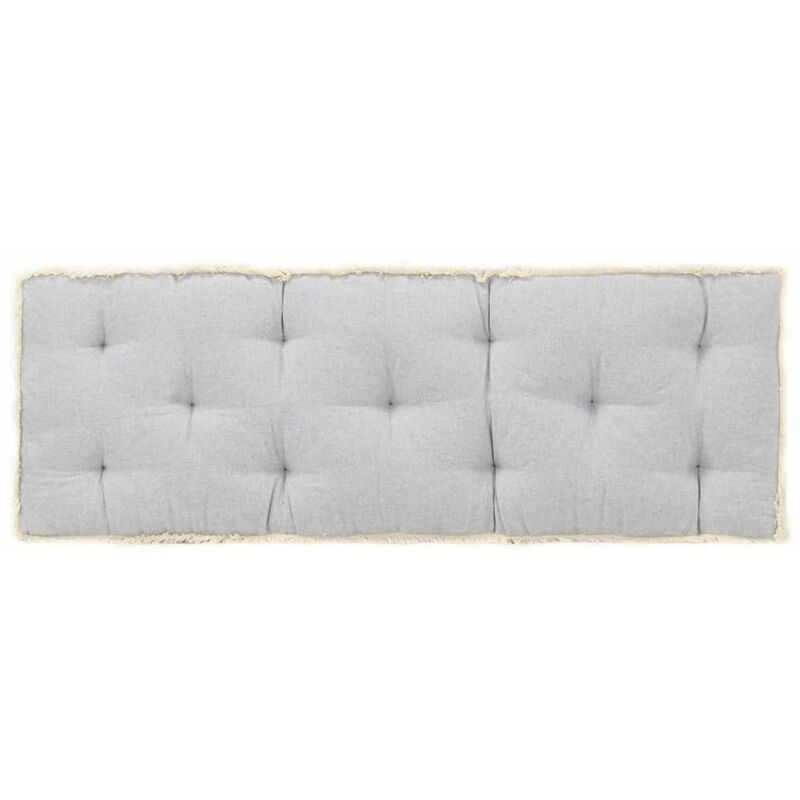 

Cojin para sofa de palets gris 120x40x7 cm