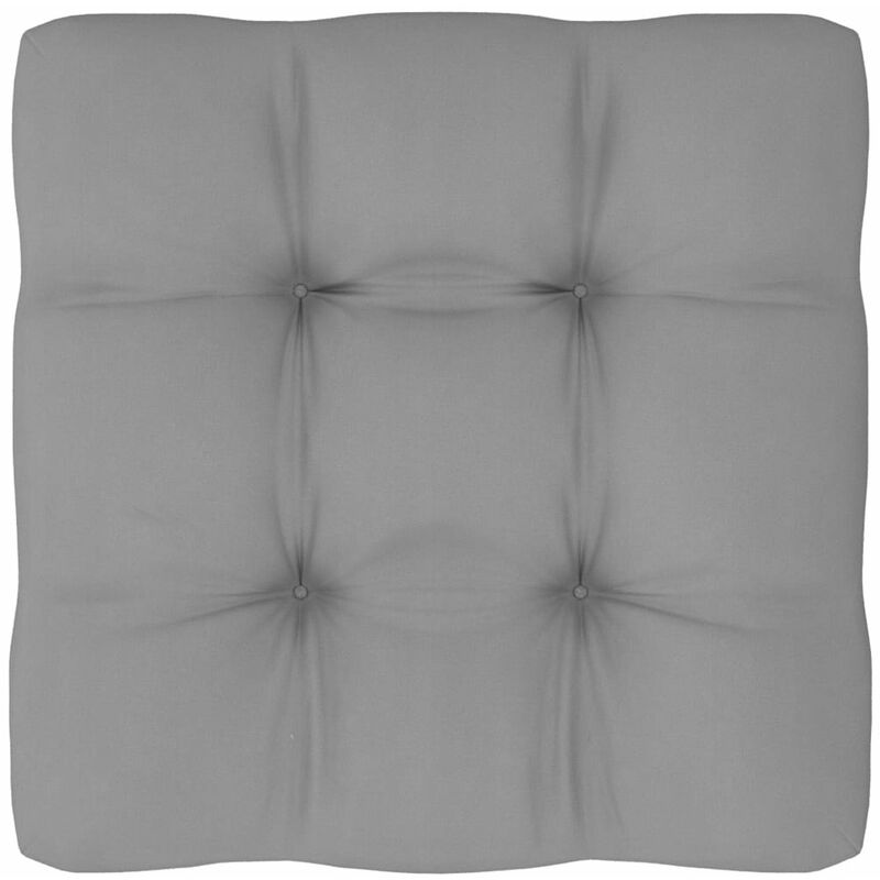 

Happyshopping - Cojin para sofa de palets gris 50x50x12 cm