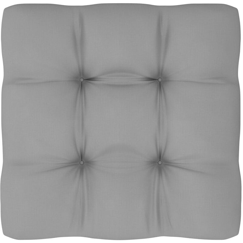 

Cojín para sofá de palets gris 70x70x12 cm