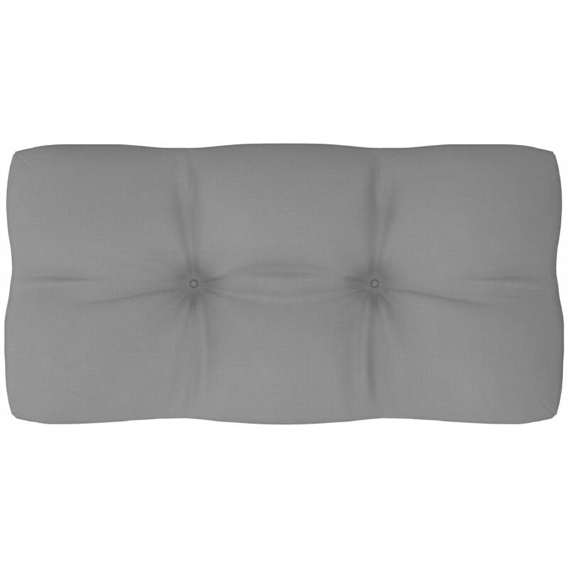 

Cojín para sofá de palets gris 80x40x12 cm