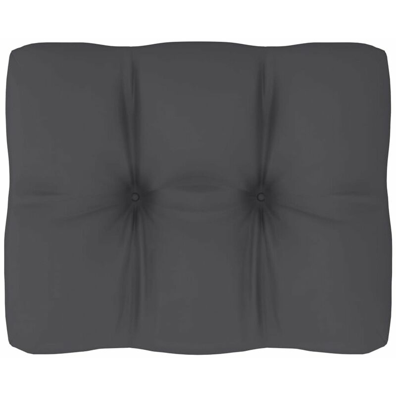 

Happyshopping - Cojin para sofa de palets gris antracita 50x40x12 cm