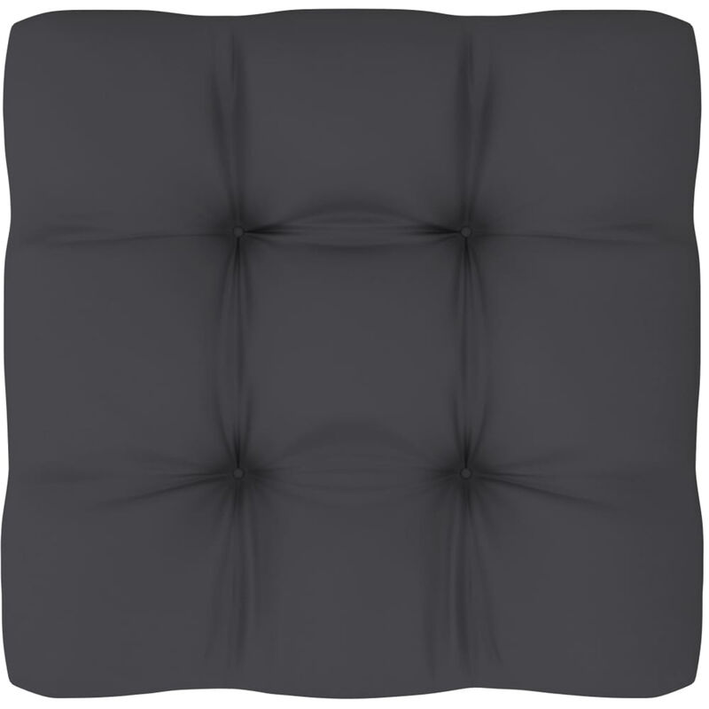 

Cojin para sofa de palets gris antracita 70x70x12 cm