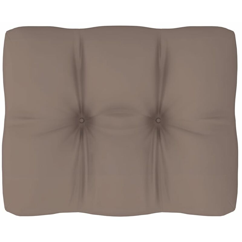 

Cojín para sofá de palets gris taupe 50x40x12 cm