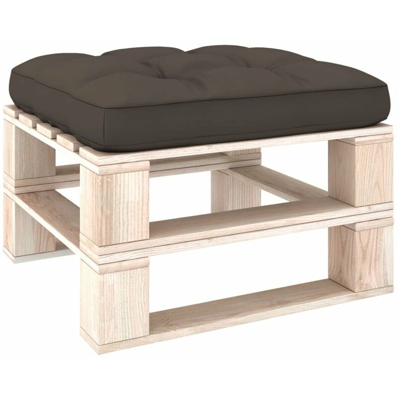 

Cojin para sofa de palets gris taupe 58x58x10 cm
