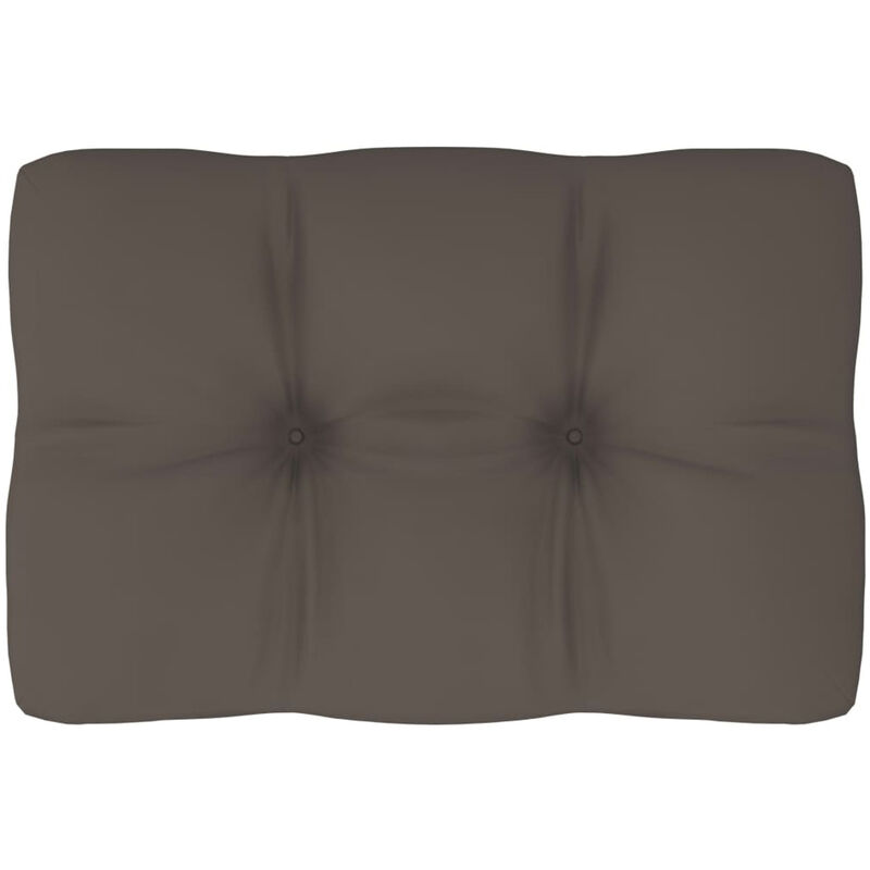 

Cojin para sofa de palets gris taupe 60x40x12 cm